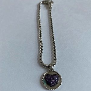 Jai sterling silver Amethyst bracelet